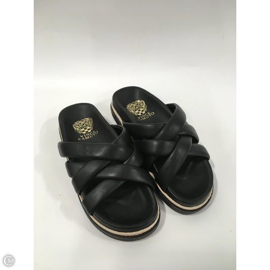 Sandals Flats By Vince Camuto In Black, Size: 6