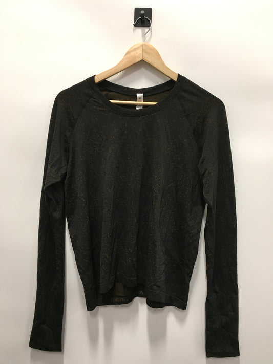 Athletic Top Long Sleeve Collar By Lululemon  Size: 12