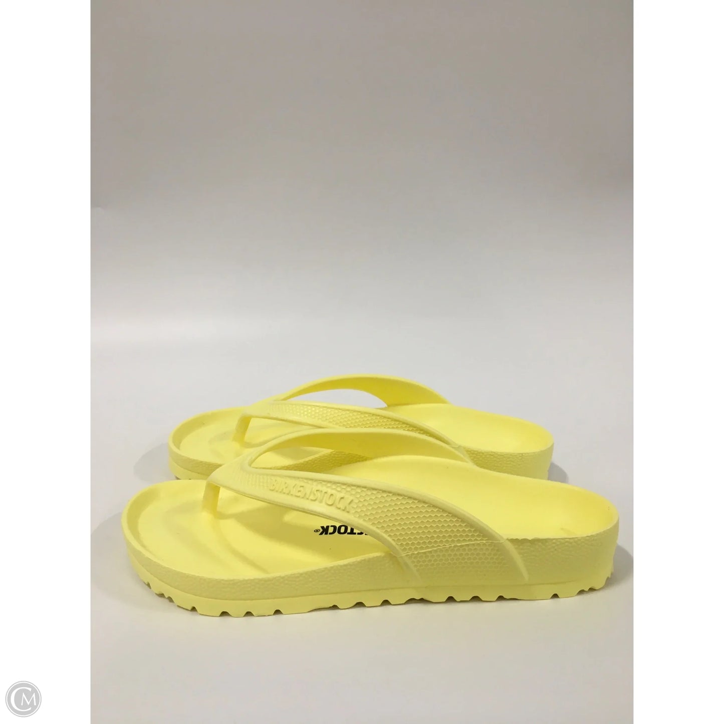 Sandals Flip Flops By Birkenstock In Yellow, Size: 6.5