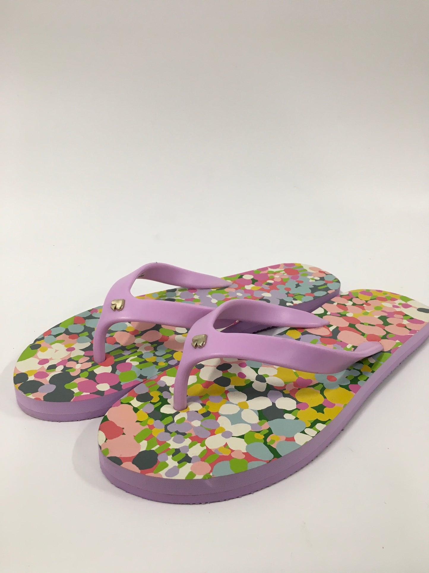 Multi-colored Sandals Flip Flops Kate Spade, Size 7