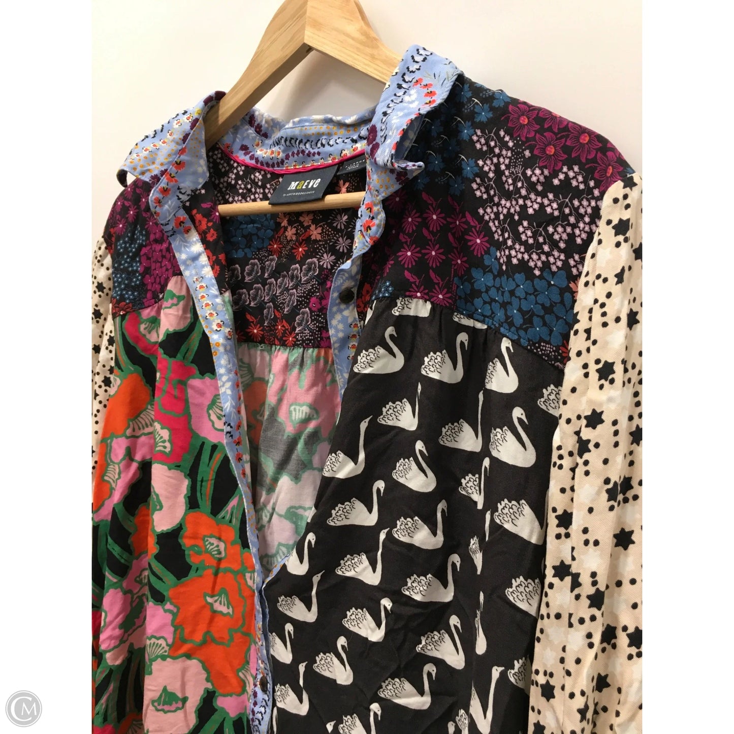 Top Long Sleeve By Maeve In Multi-colored, Size: Xl