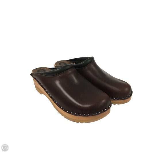 Shoes Heels Wedge By Clothes Mentor In Brown, Size: 12