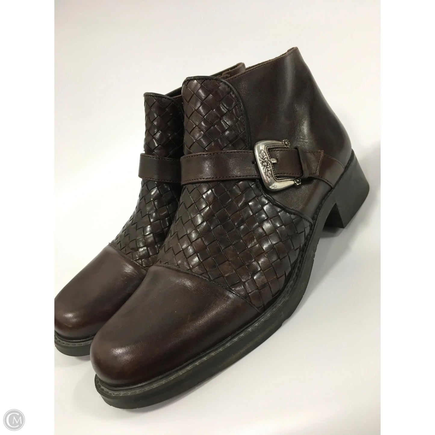 Boots Ankle Flats By Brighton In Brown, Size: 9