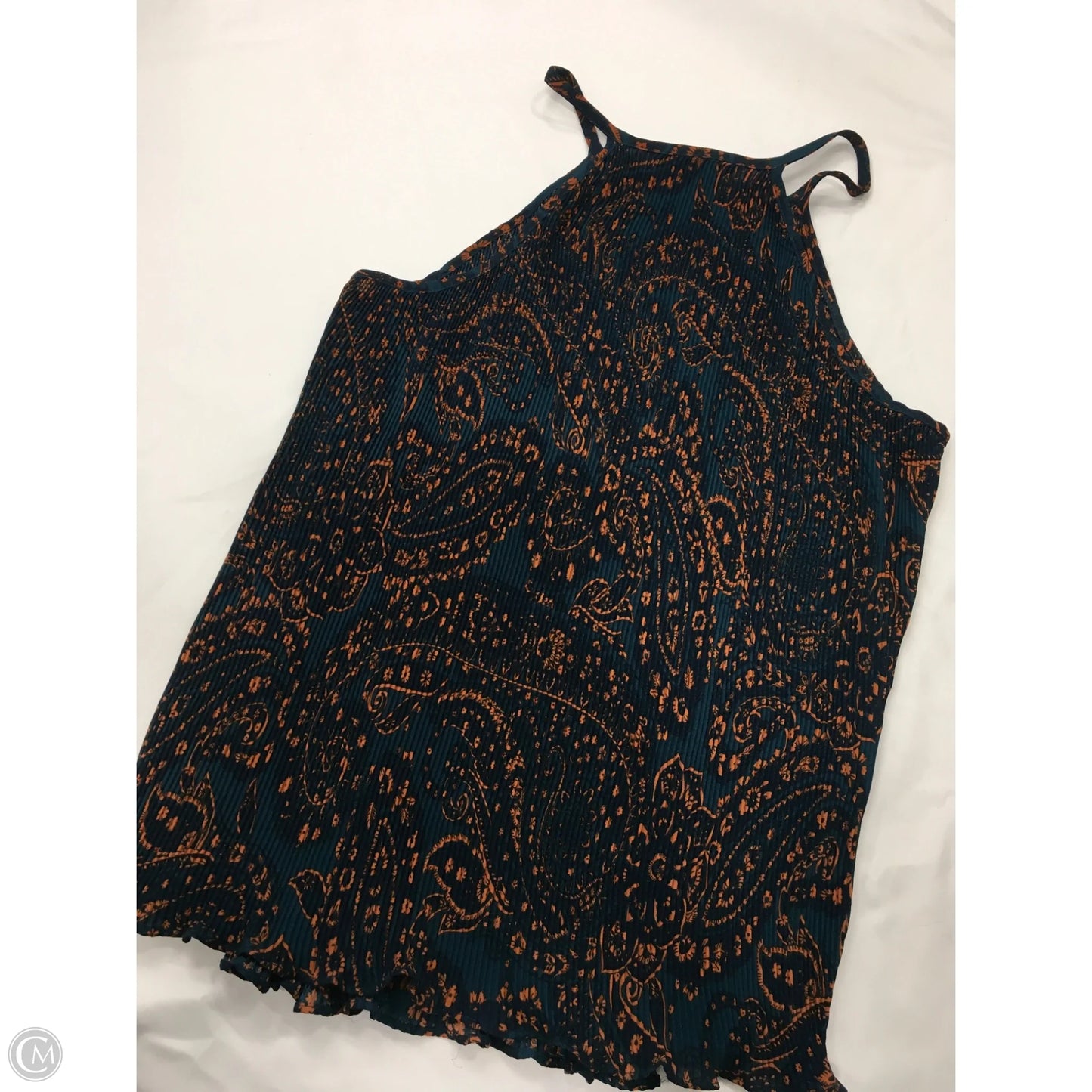 Top Sleeveless By Banana Republic In Teal, Size: S