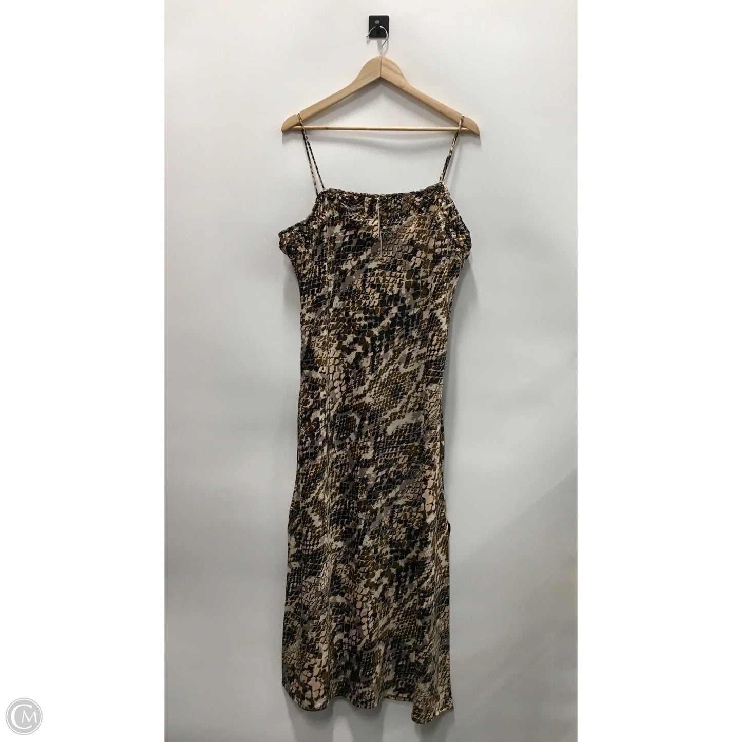 Dress Casual Maxi By Anthropologie In Snakeskin Print, Size: Xl