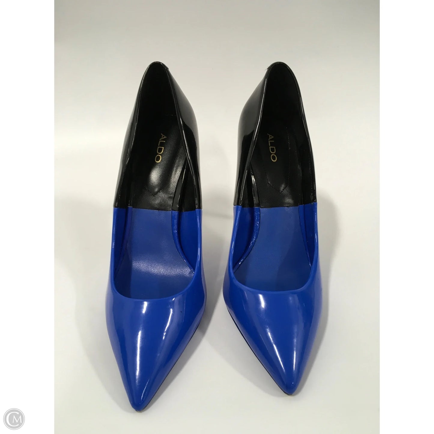 Shoes Heels Stiletto By Aldo In Black & Blue, Size: 8.5
