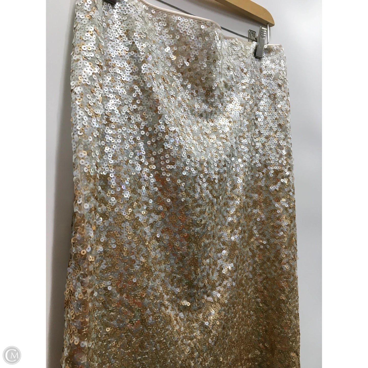 Skirt Designer By St. John In Cream, Size: 10