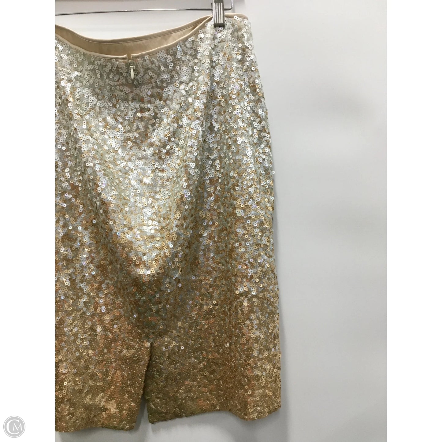 Skirt Designer By St. John In Cream, Size: 10