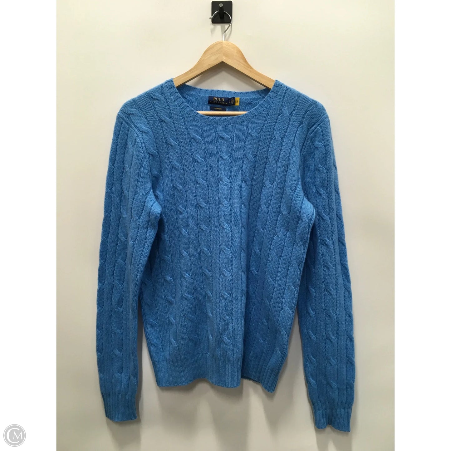 Sweater Cashmere By Polo Ralph Lauren In Blue, Size: L