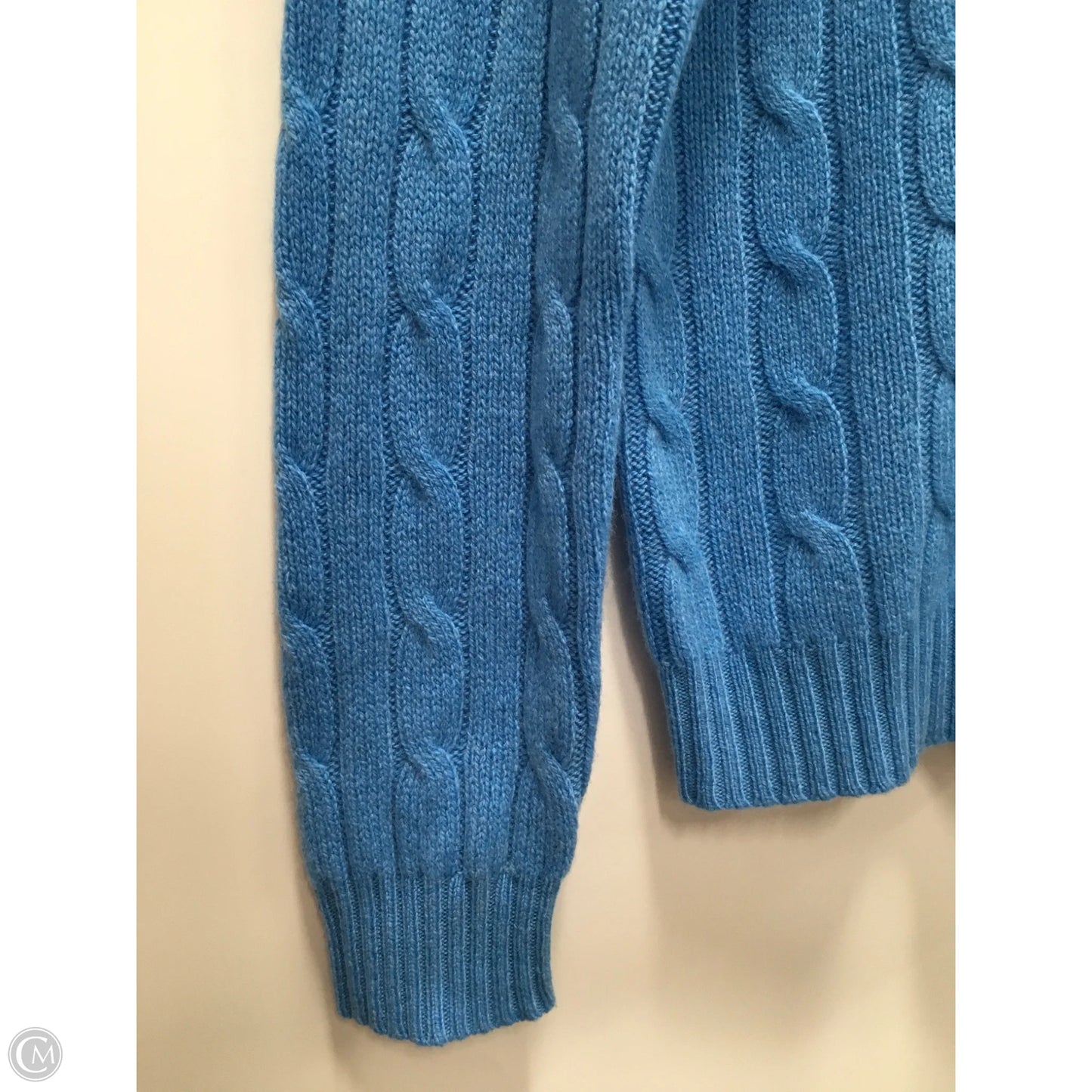Sweater Cashmere By Polo Ralph Lauren In Blue, Size: L