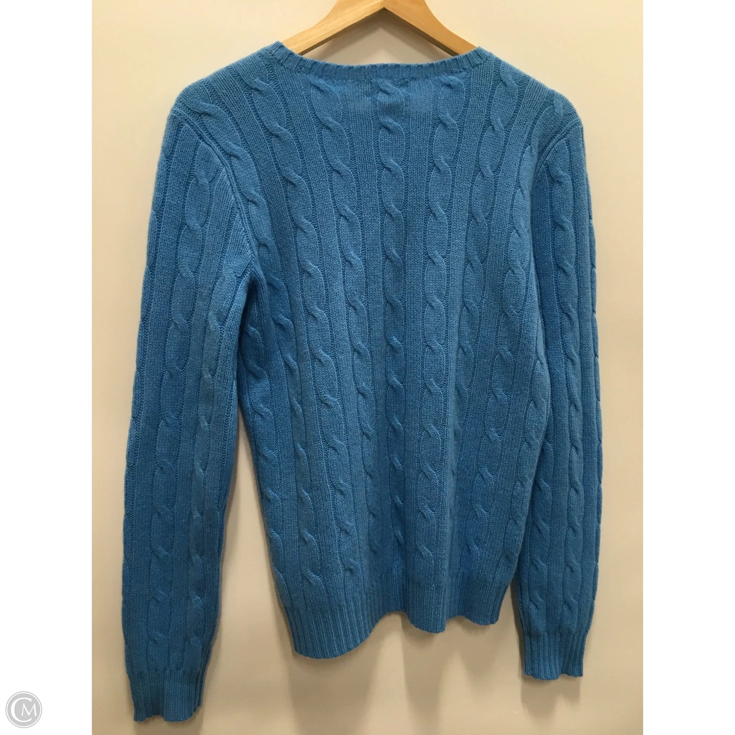 Sweater Cashmere By Polo Ralph Lauren In Blue, Size: L