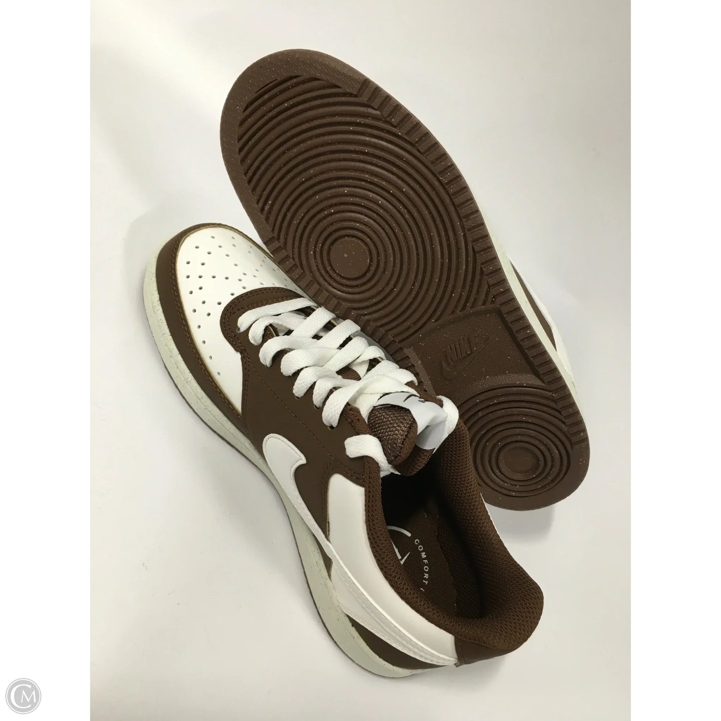 Shoes Sneakers By Nike In Brown & Cream, Size: 7