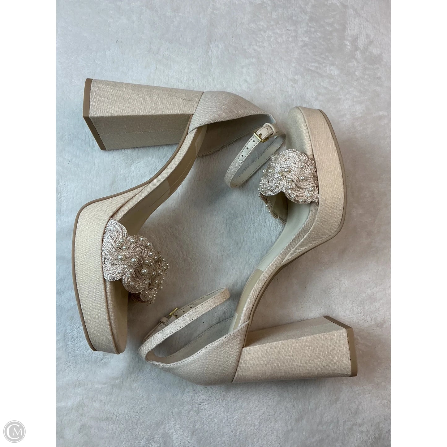 Shoes Heels Block By Dolce Vita In Tan, Size: 8.5