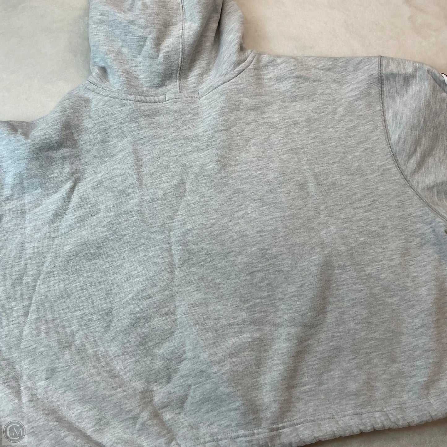 Sweatshirt Hoodie By Clothes Mentor In Grey, Size: L