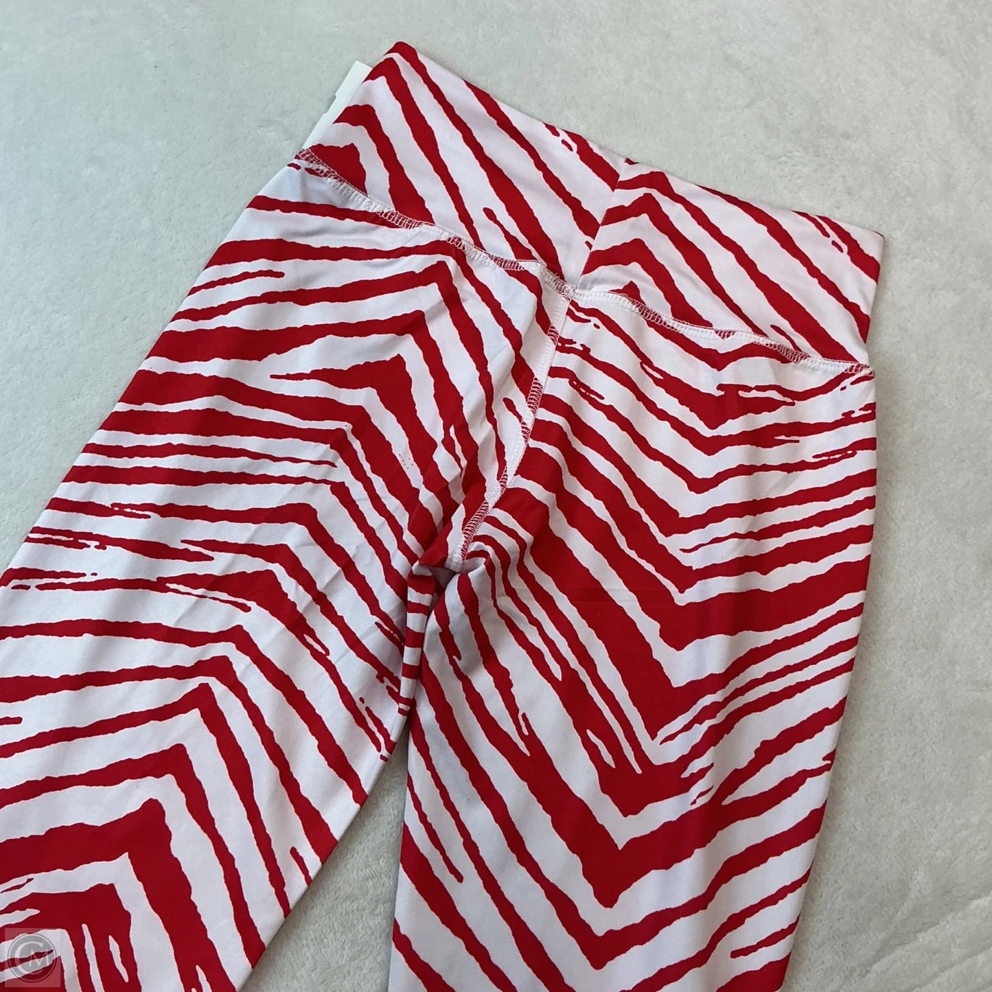 Athletic Leggings By Clothes Mentor In Red & White, Size: S
