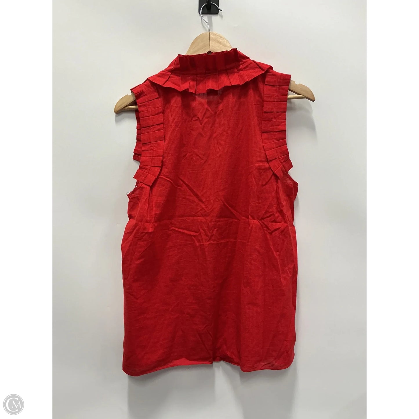 Top Sleeveless Designer By Marc By Marc Jacobs In Red, Size: L