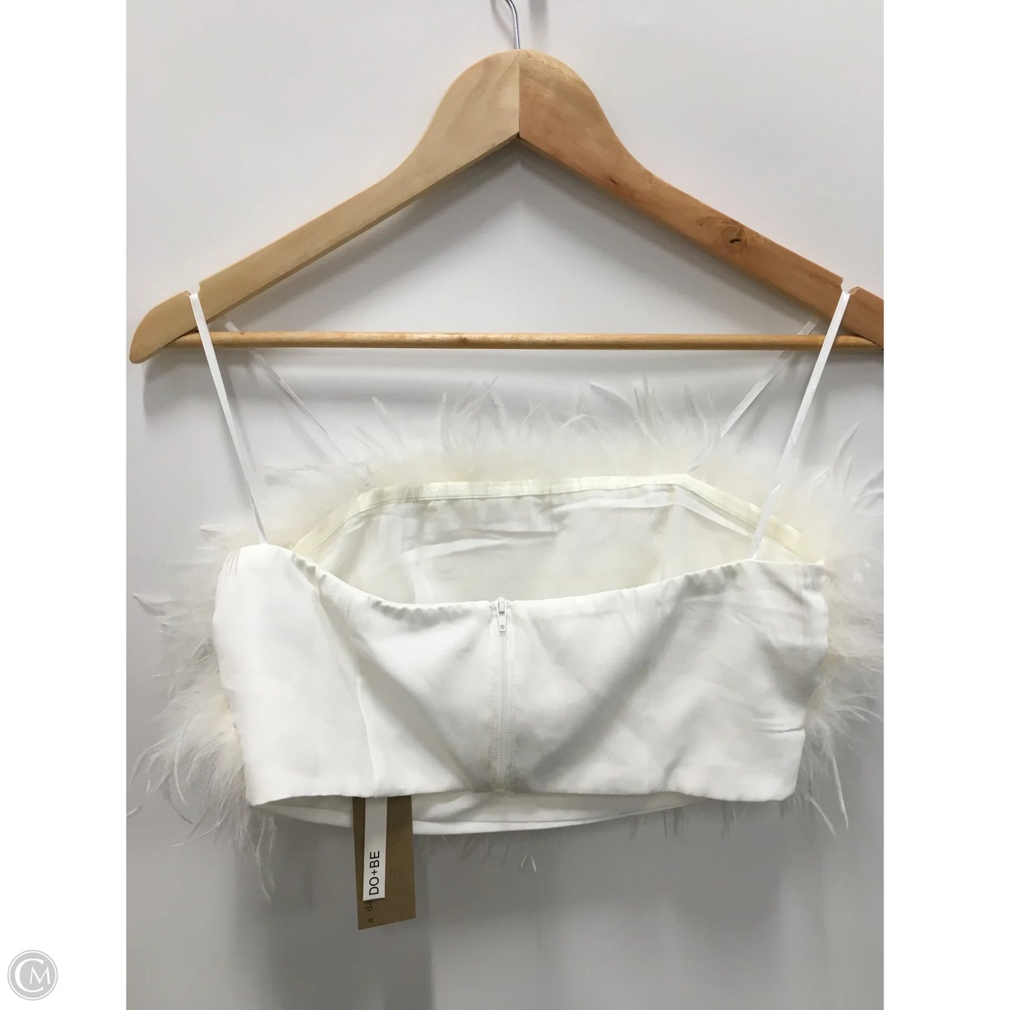 Top Sleeveless By Do+Be In White, Size: S