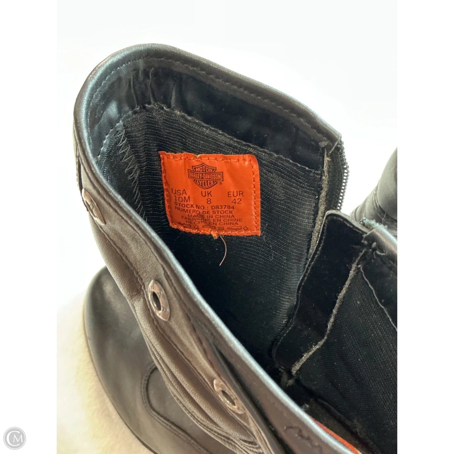 Boots Mid-calf Heels By Harley Davidson In Black, Size: 10