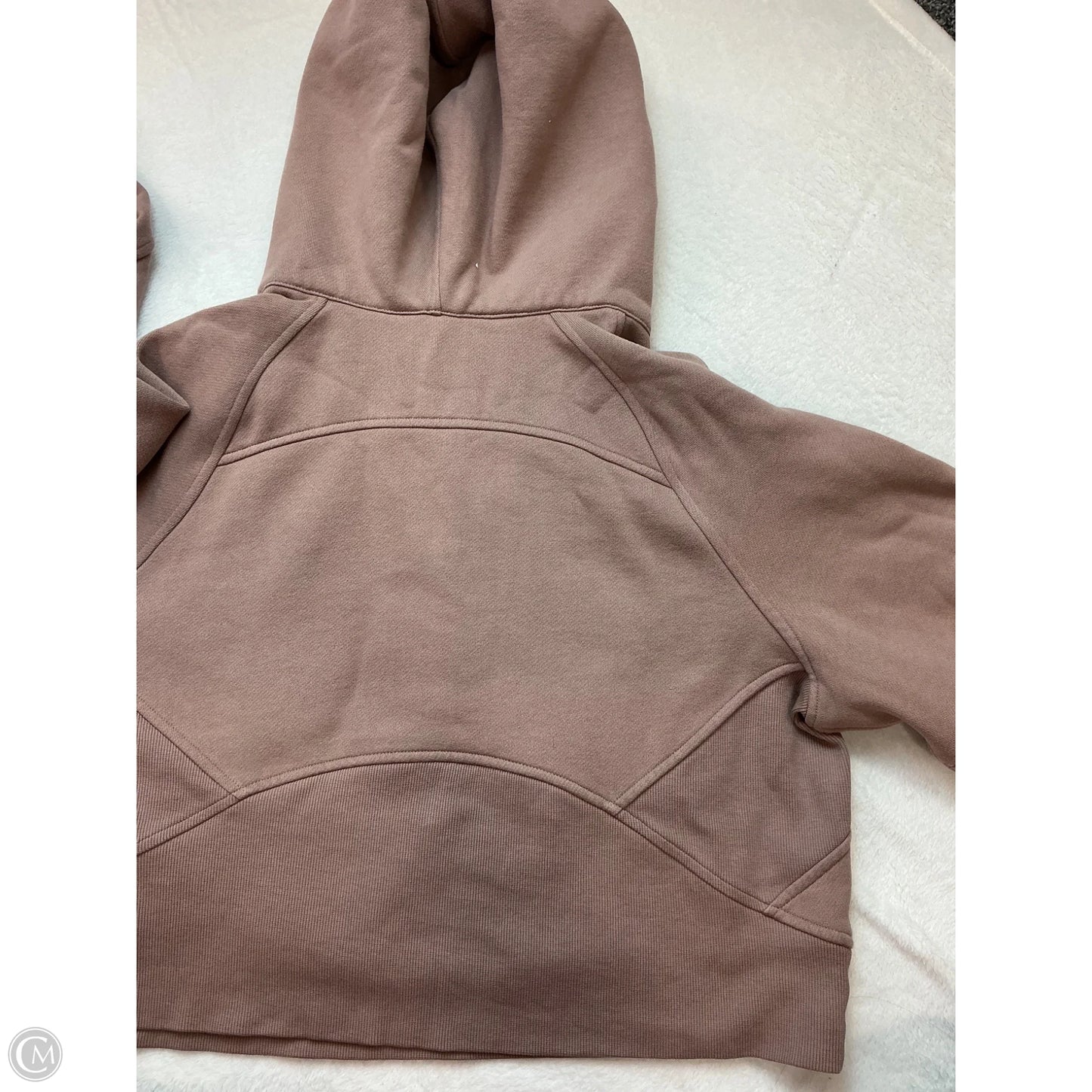Athletic Sweatshirt Hoodie By Lululemon In Mauve, Size: Xs