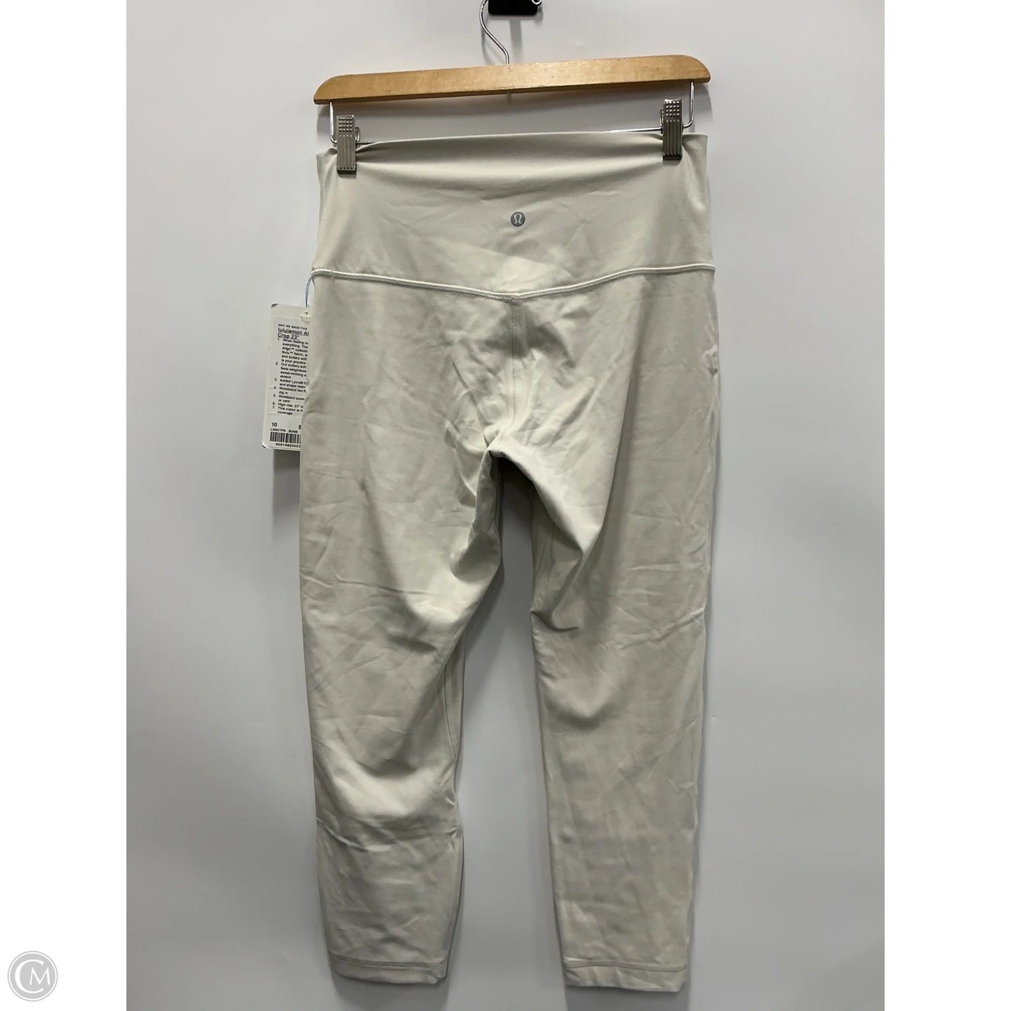 Athletic Leggings By Lululemon In White, Size: 10