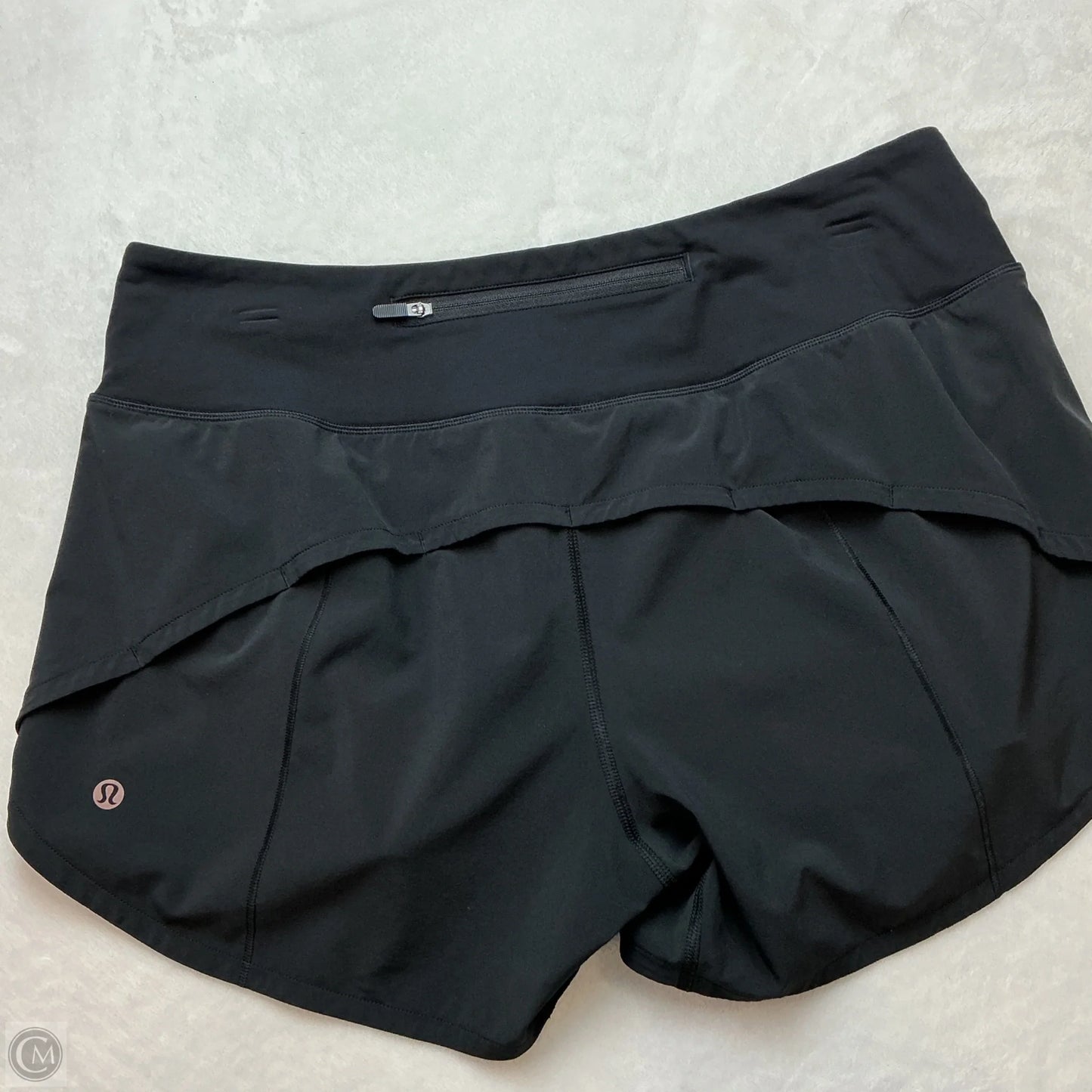 Athletic Shorts By Lululemon In Black, Size: 8