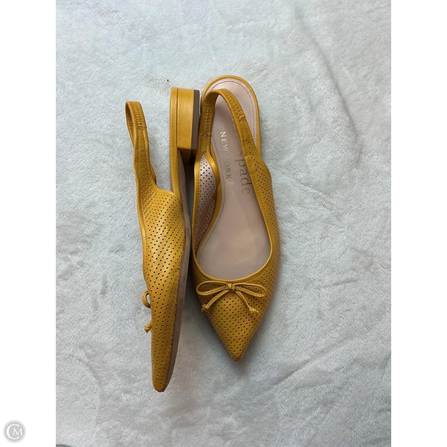 Shoes Designer By Kate Spade In Yellow, Size: 7