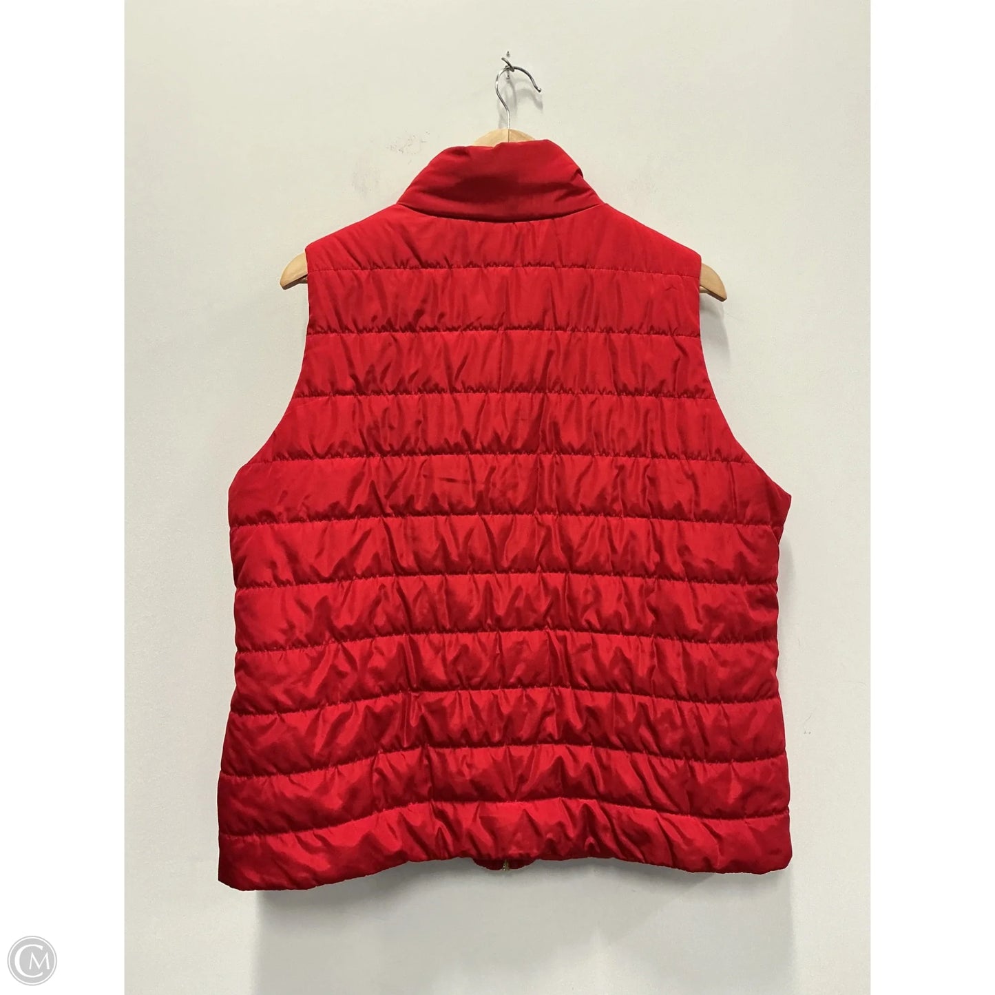 Vest Puffer & Quilted By Michael By Michael Kors In Red, Size: 1x
