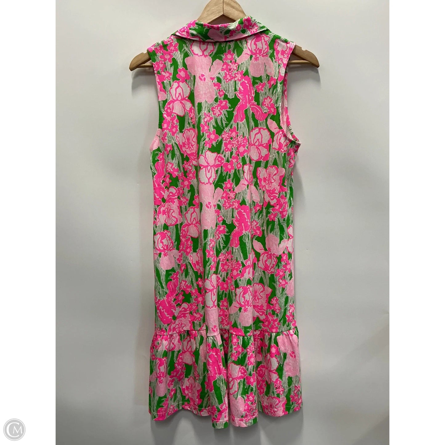 Dress Designer By Lilly Pulitzer In Green & Pink, Size: S