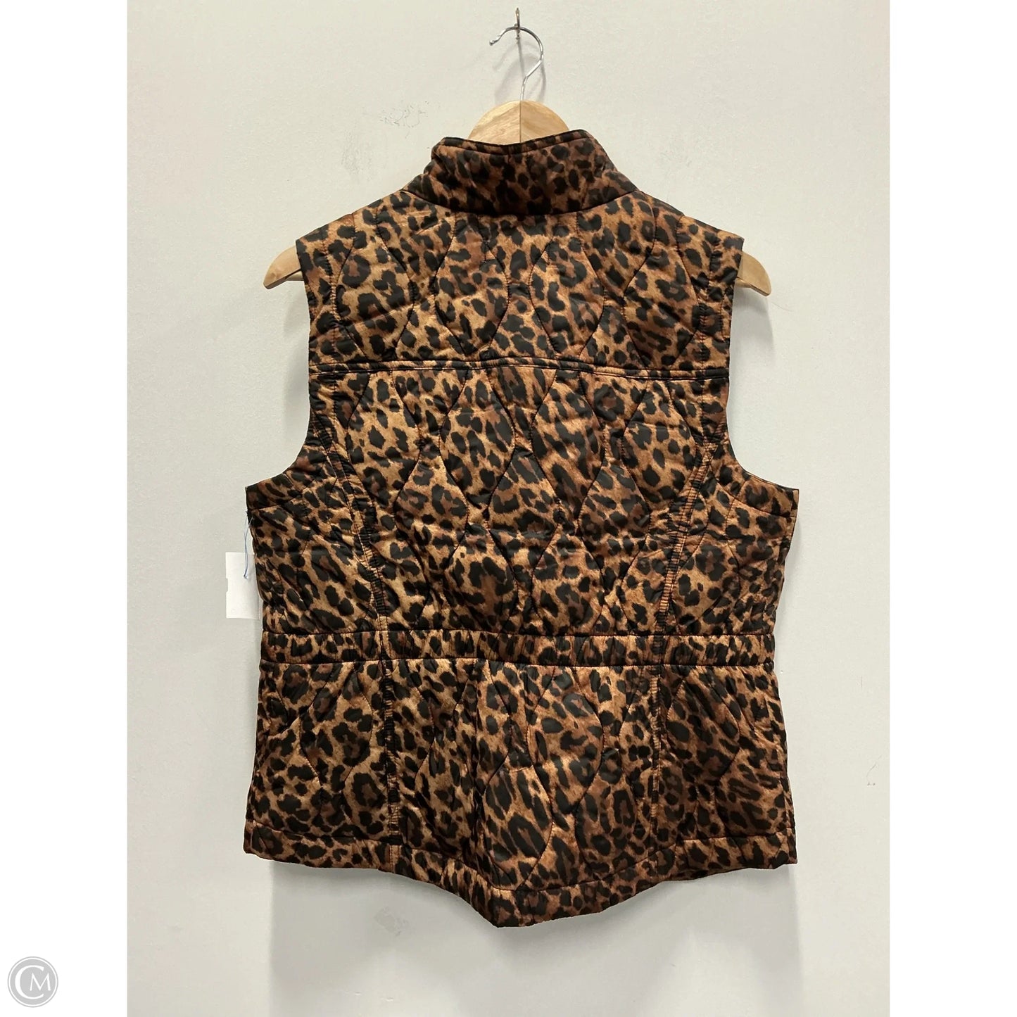 Vest Puffer & Quilted By Talbots In Animal Print, Size: M