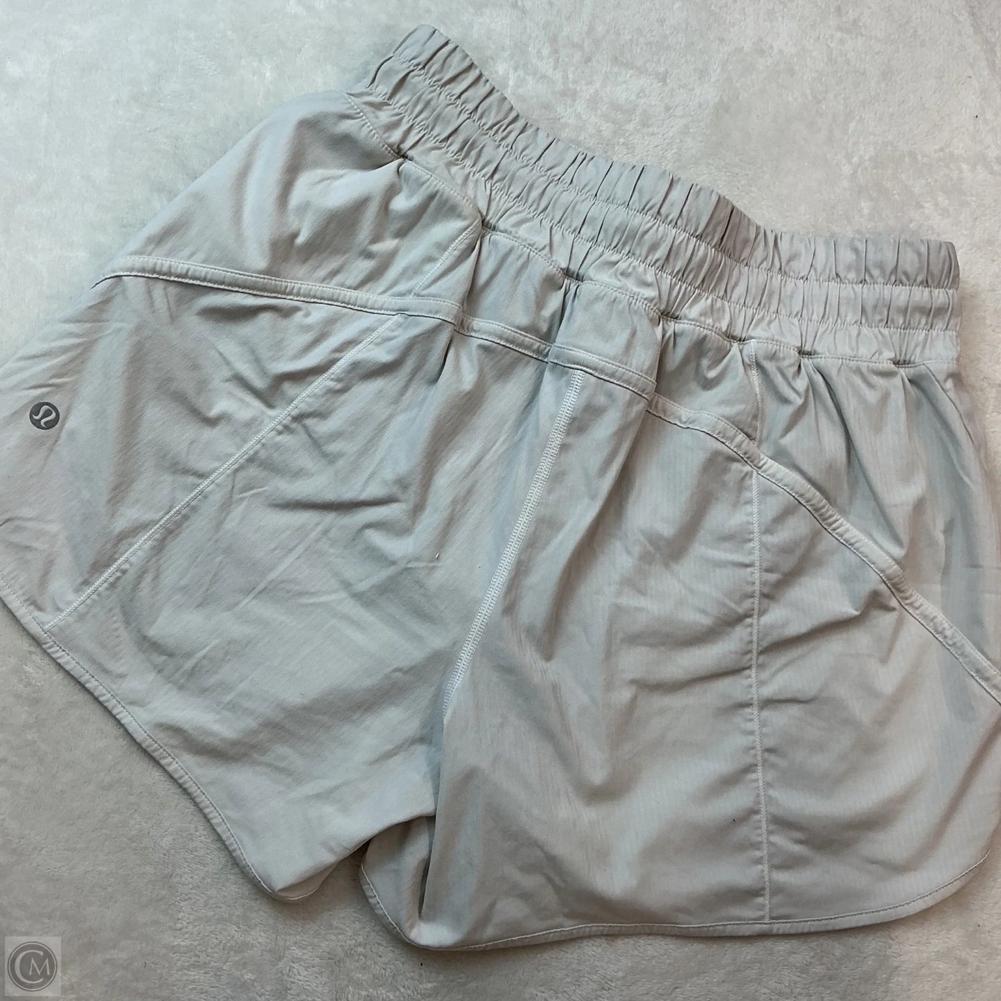Athletic Shorts By Lululemon In Grey, Size: 8