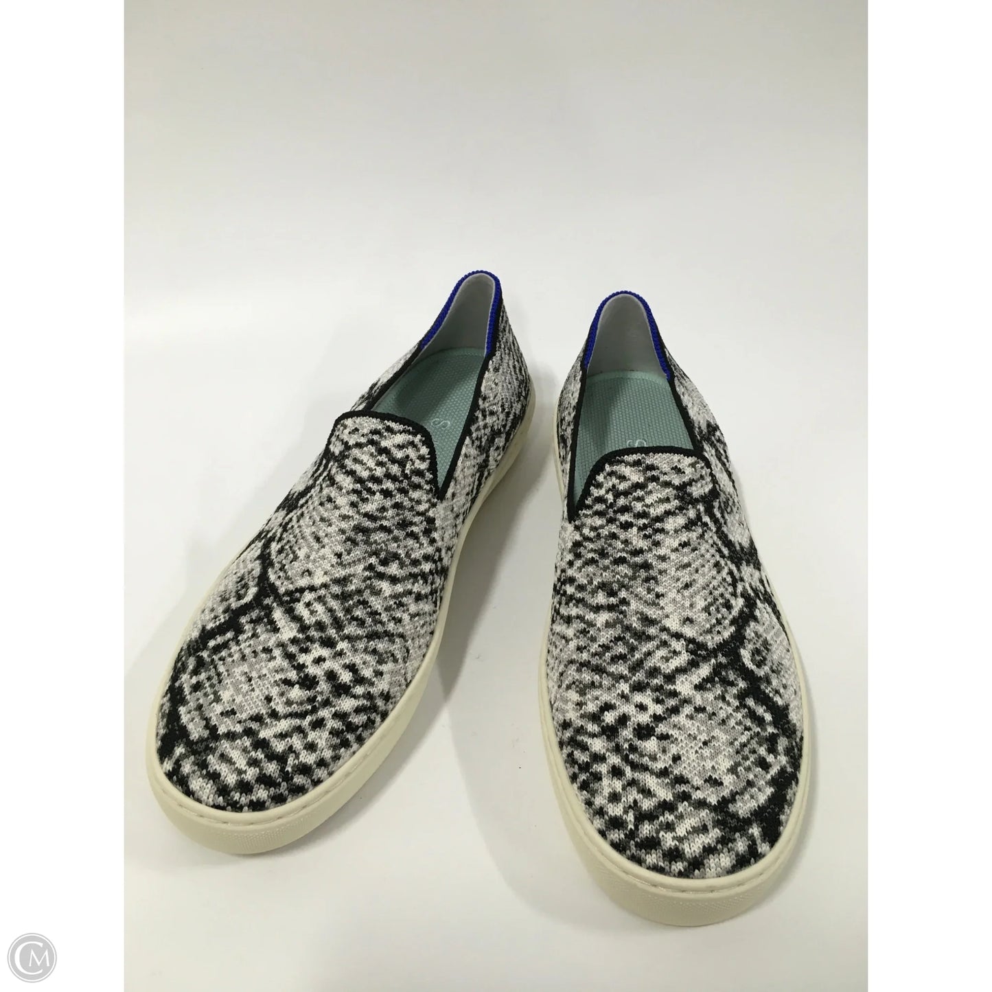 Shoes Flats By Rothys In Black & White, Size: 8