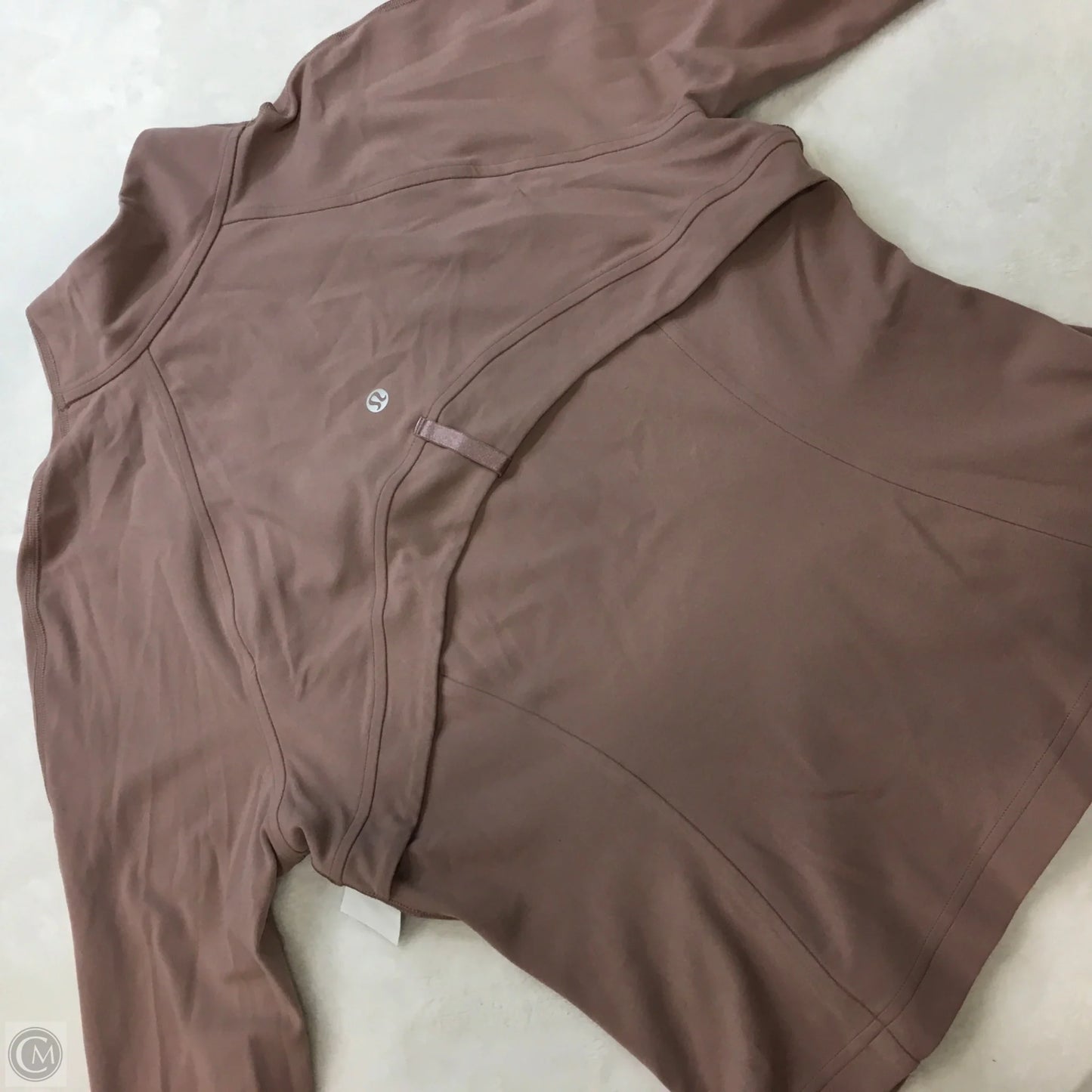 Athletic Top Long Sleeve Collar By Lululemon In Mauve, Size: 10