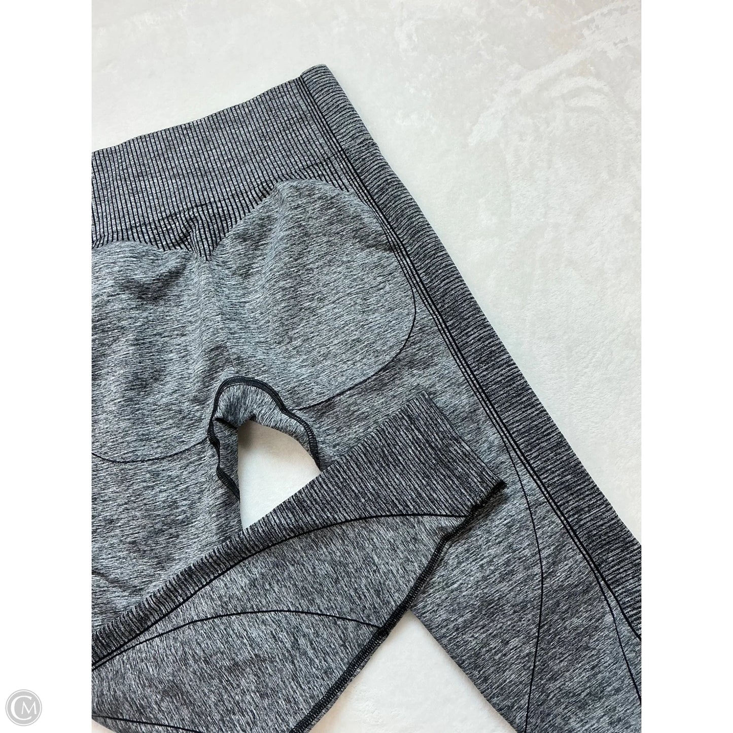 Athletic Leggings By Gym Shark In Grey, Size: M