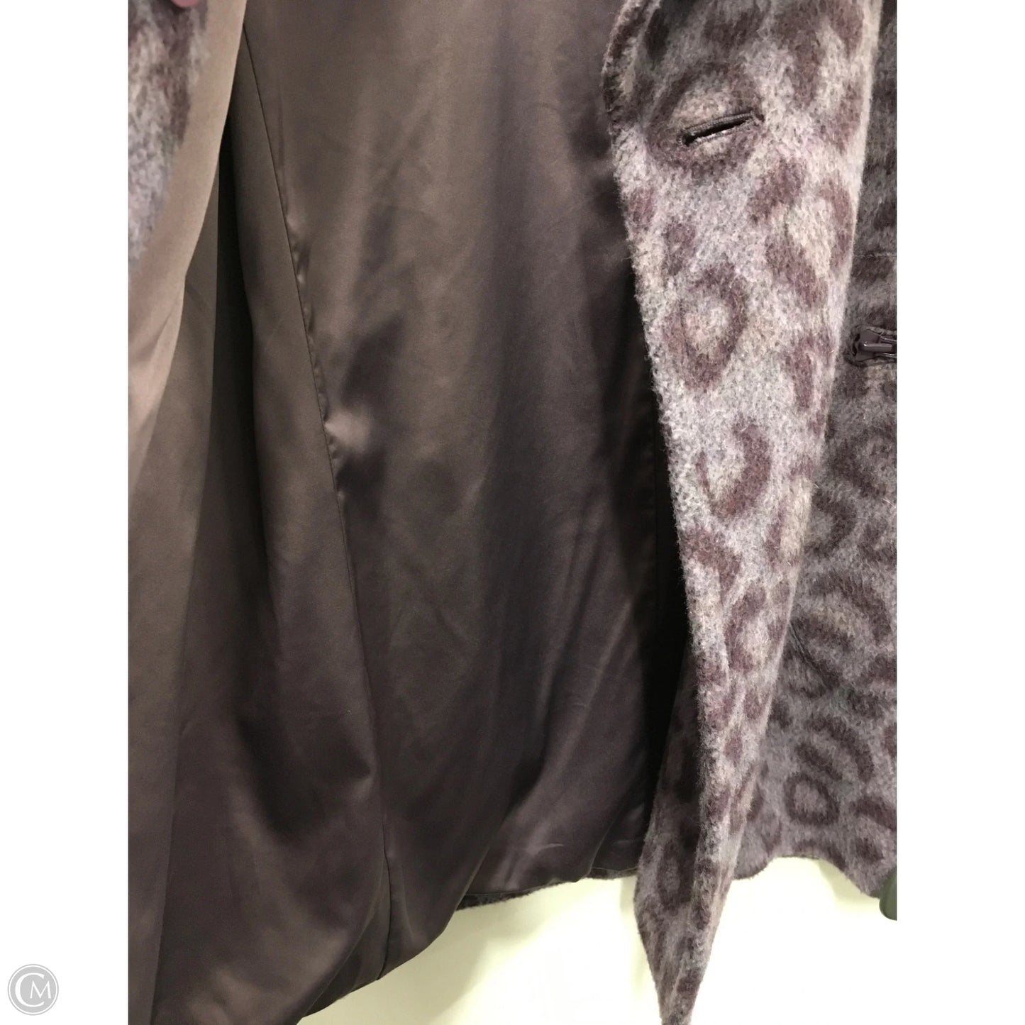 Coat Designer By Kate Spade In Purple, Size: L