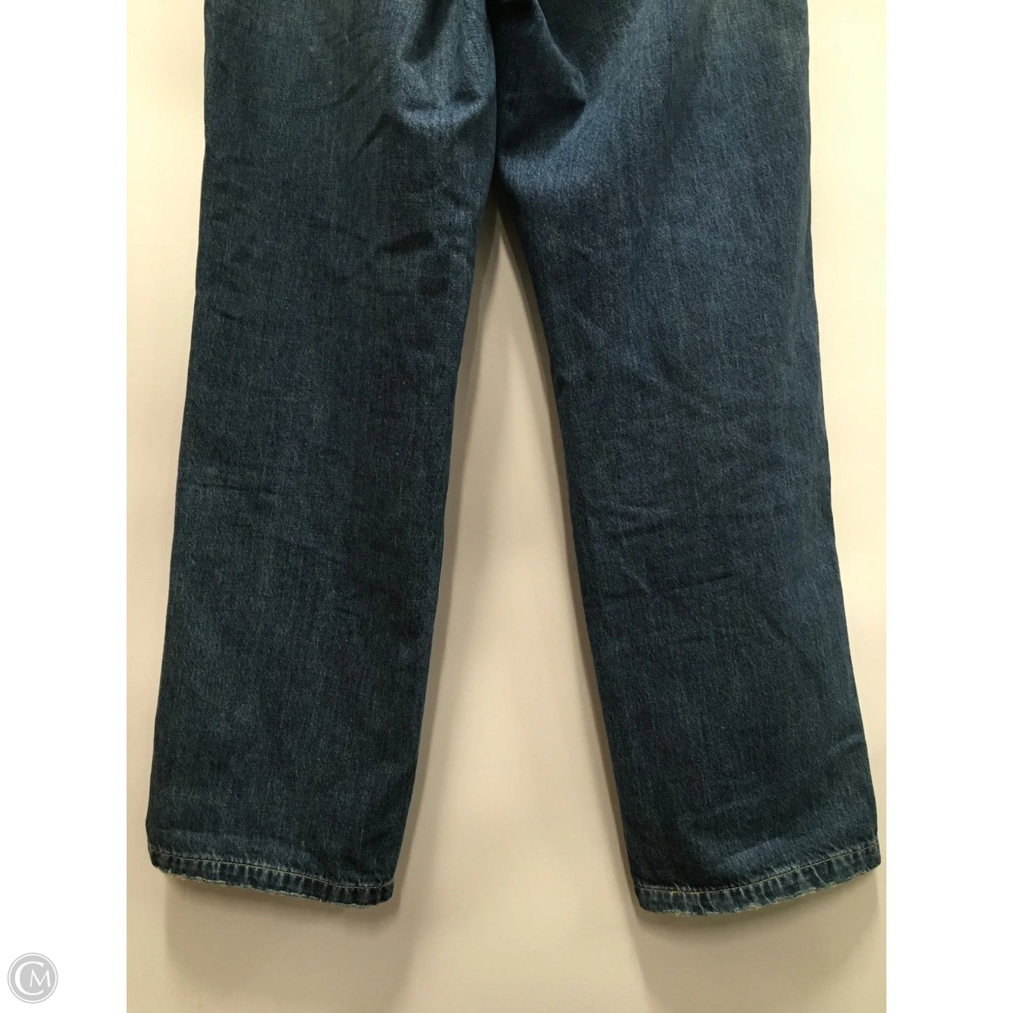 Designer Jeans Wide Leg By Amo In Blue Denim, Size: 6