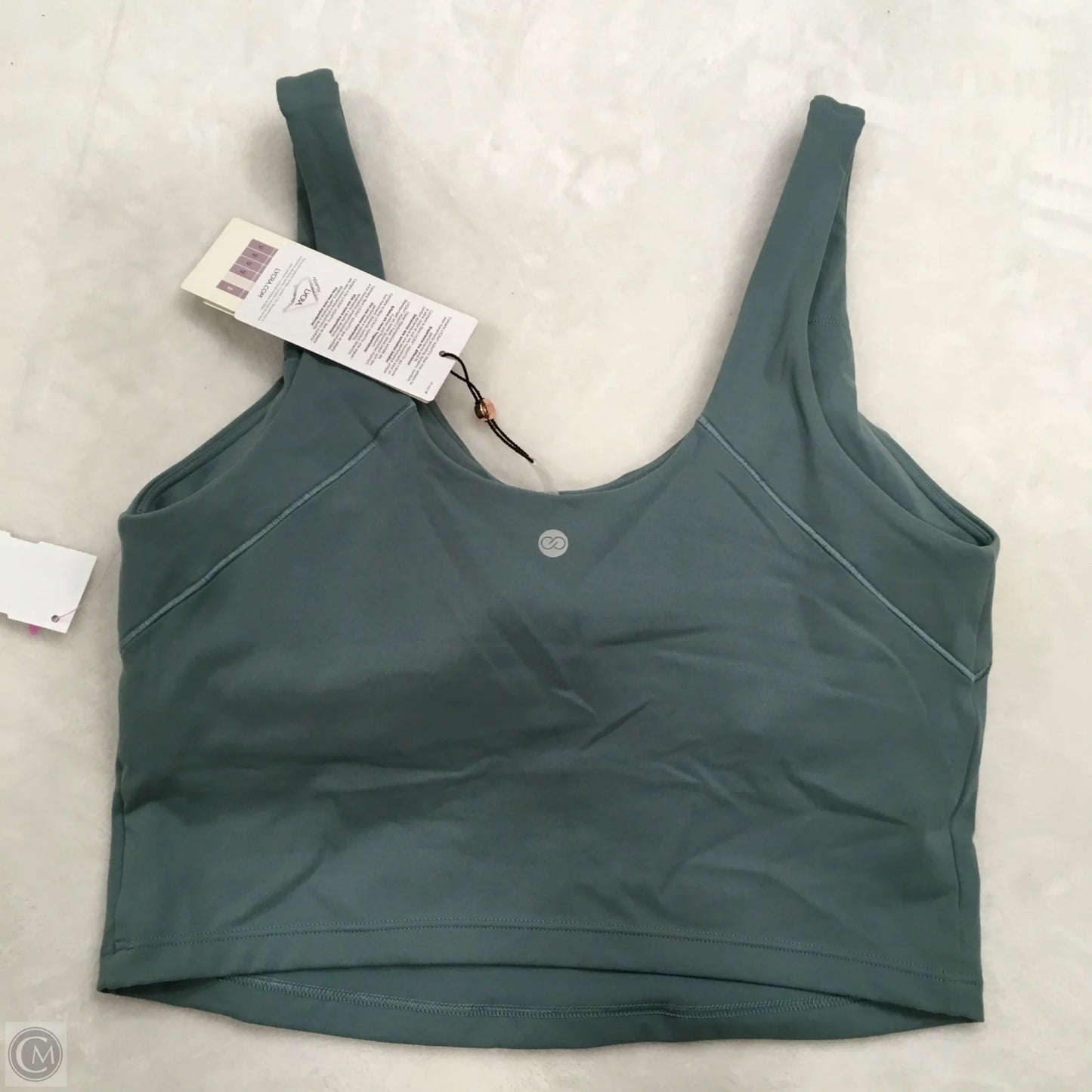 Athletic Bra By Calia In Green, Size: M