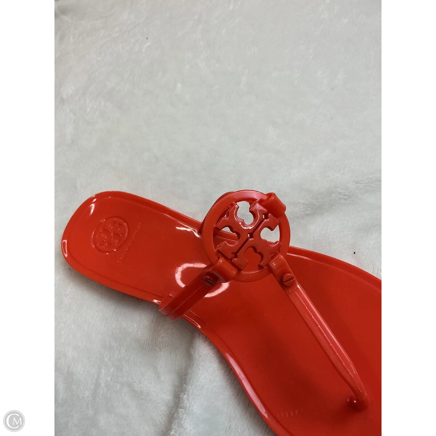 Sandals Designer By Tory Burch In Orange, Size: 8