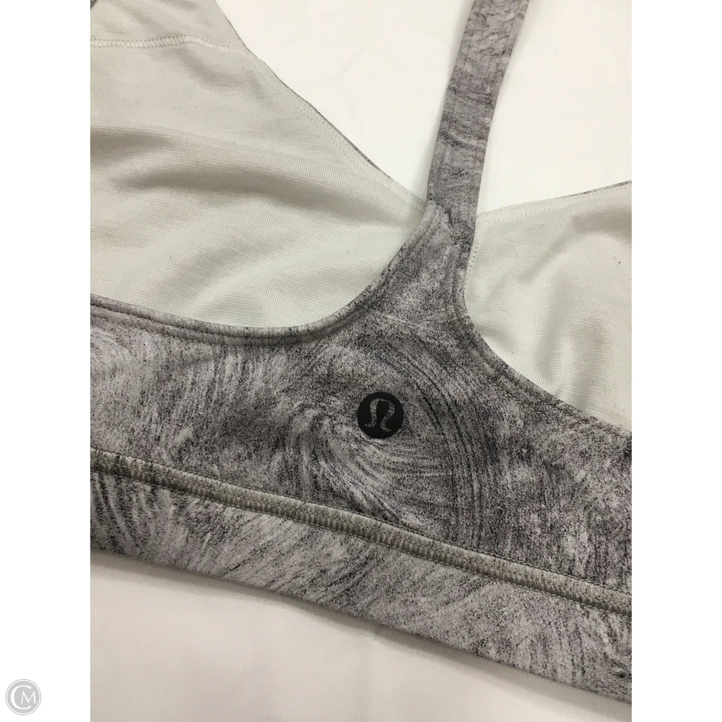 Athletic Bra By Lululemon In Grey, Size: 10