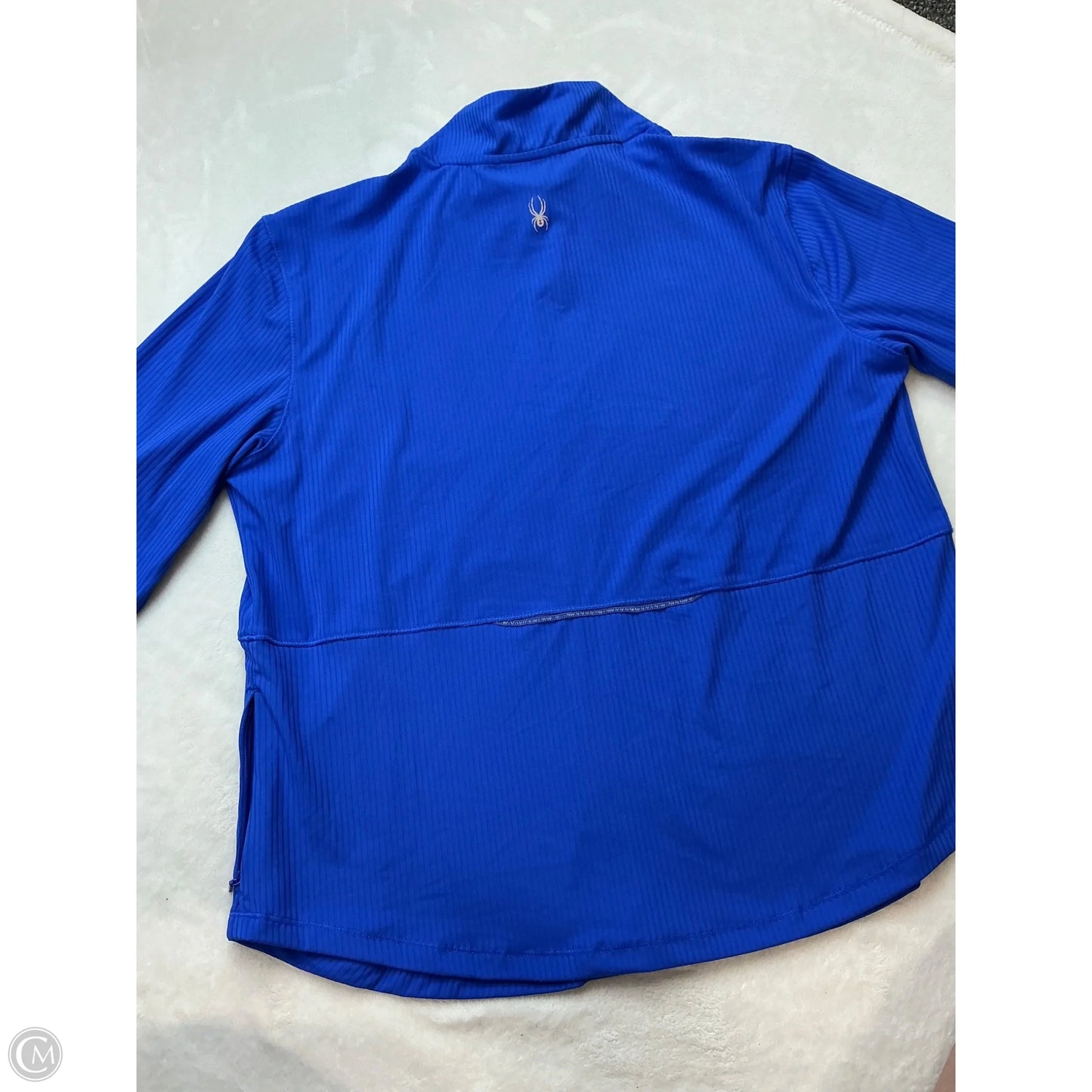 Athletic Jacket By Spyder In Blue, Size: L