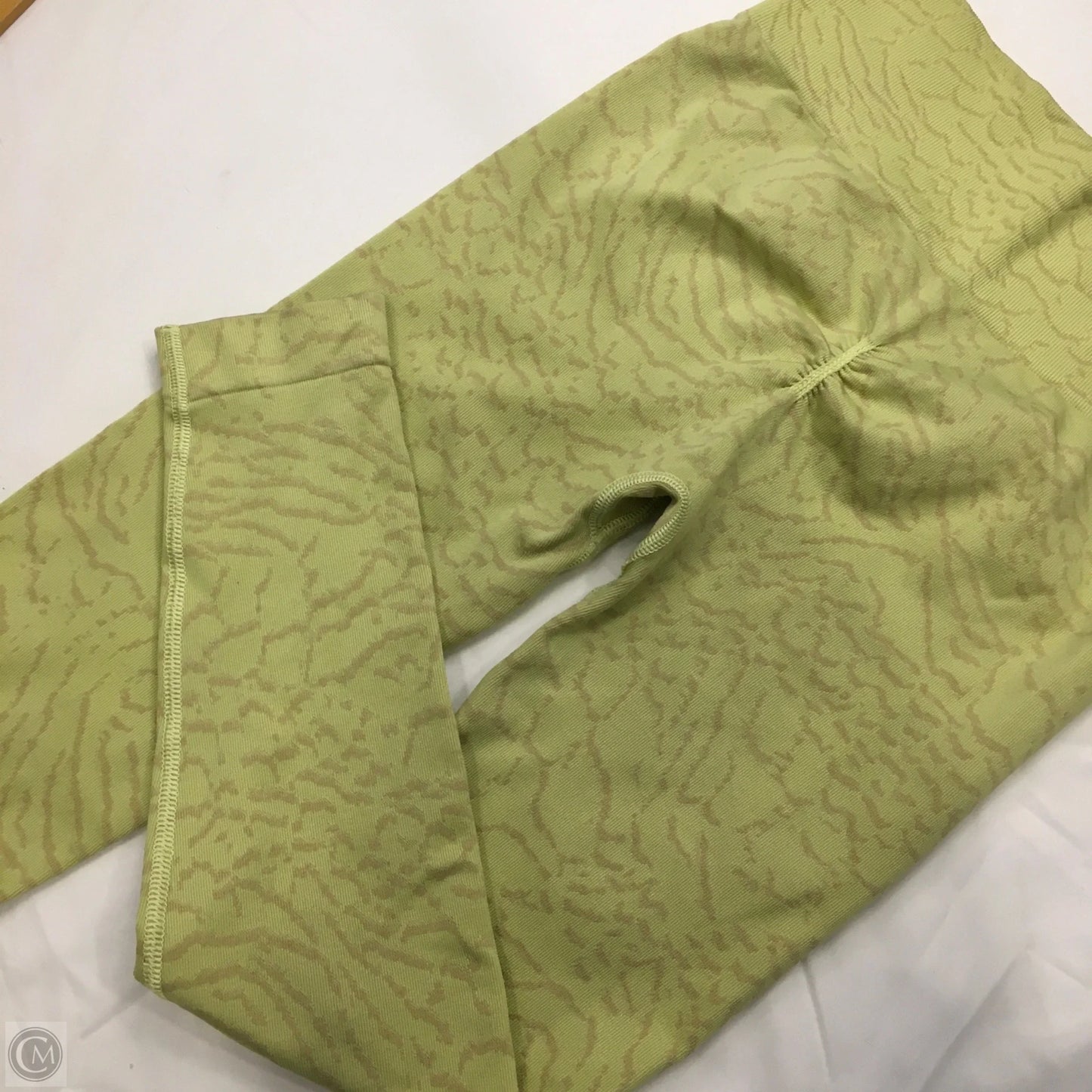 Athletic Leggings By Gym Shark In Green, Size: S