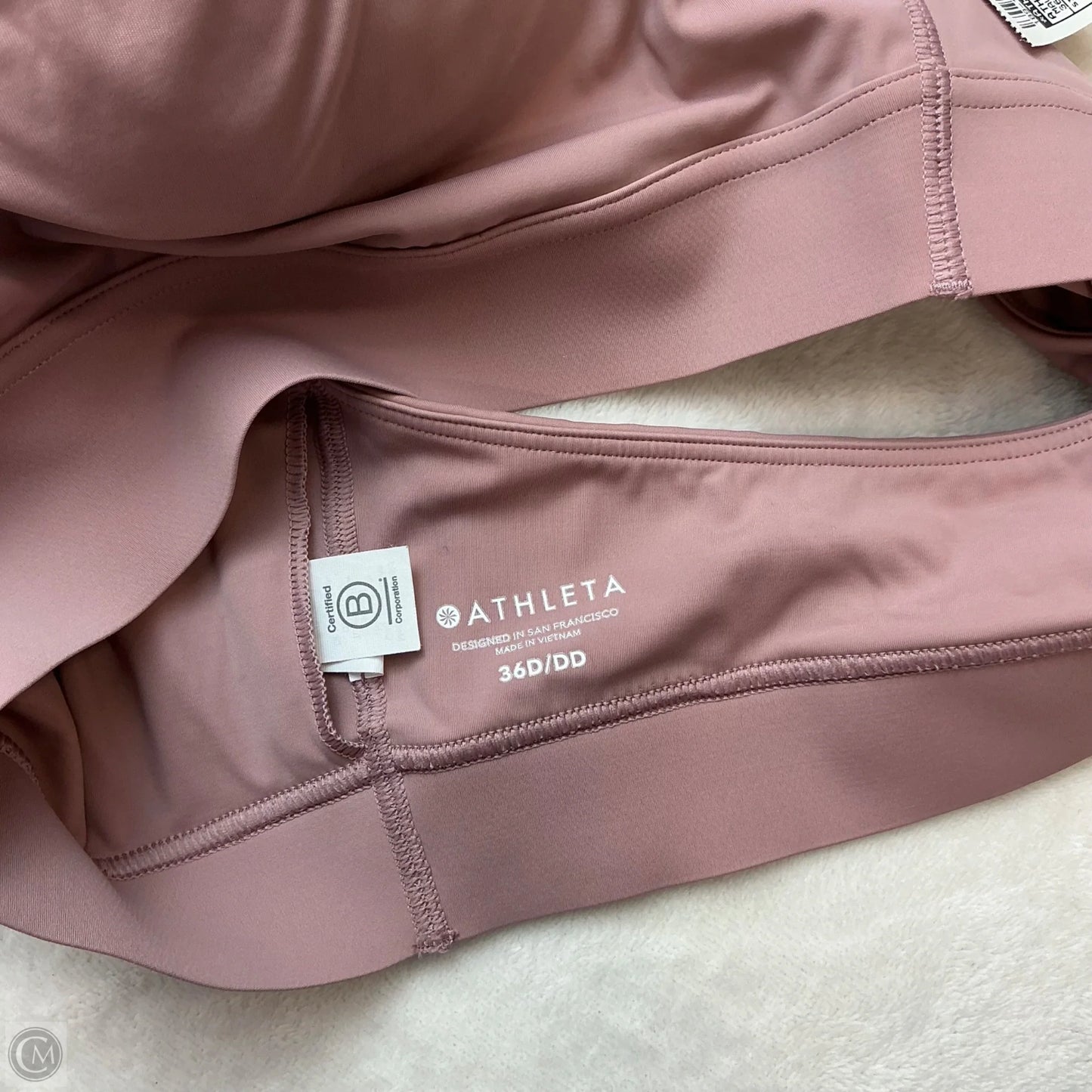 Athletic Bra By Athleta In Mauve, Size: 36d