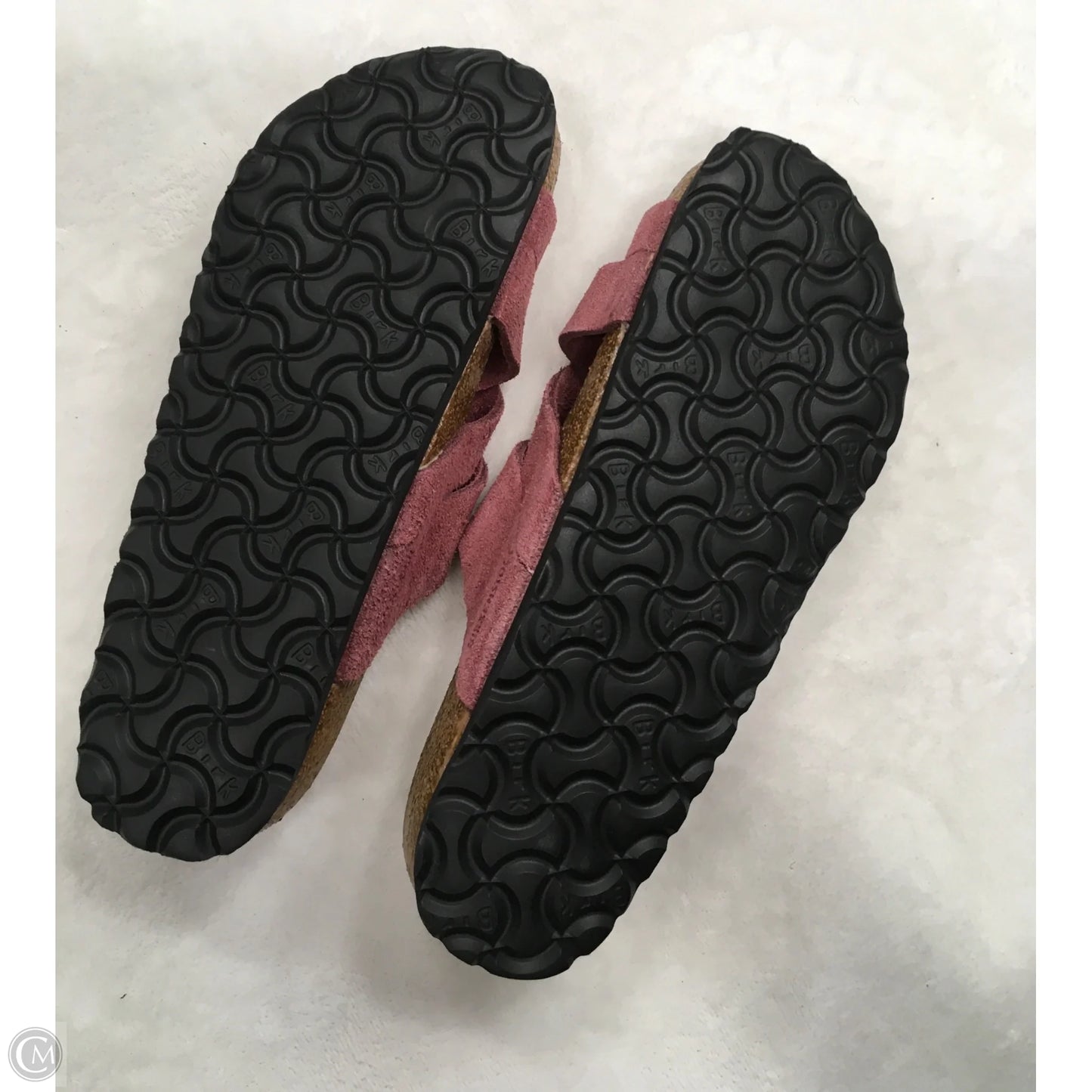 Sandals Flats By Birkenstock In Pink, Size: 6.5