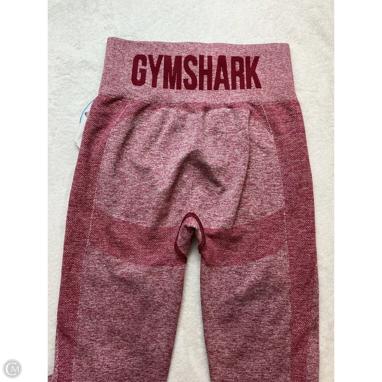 Athletic Leggings By Gym Shark In Maroon, Size: S