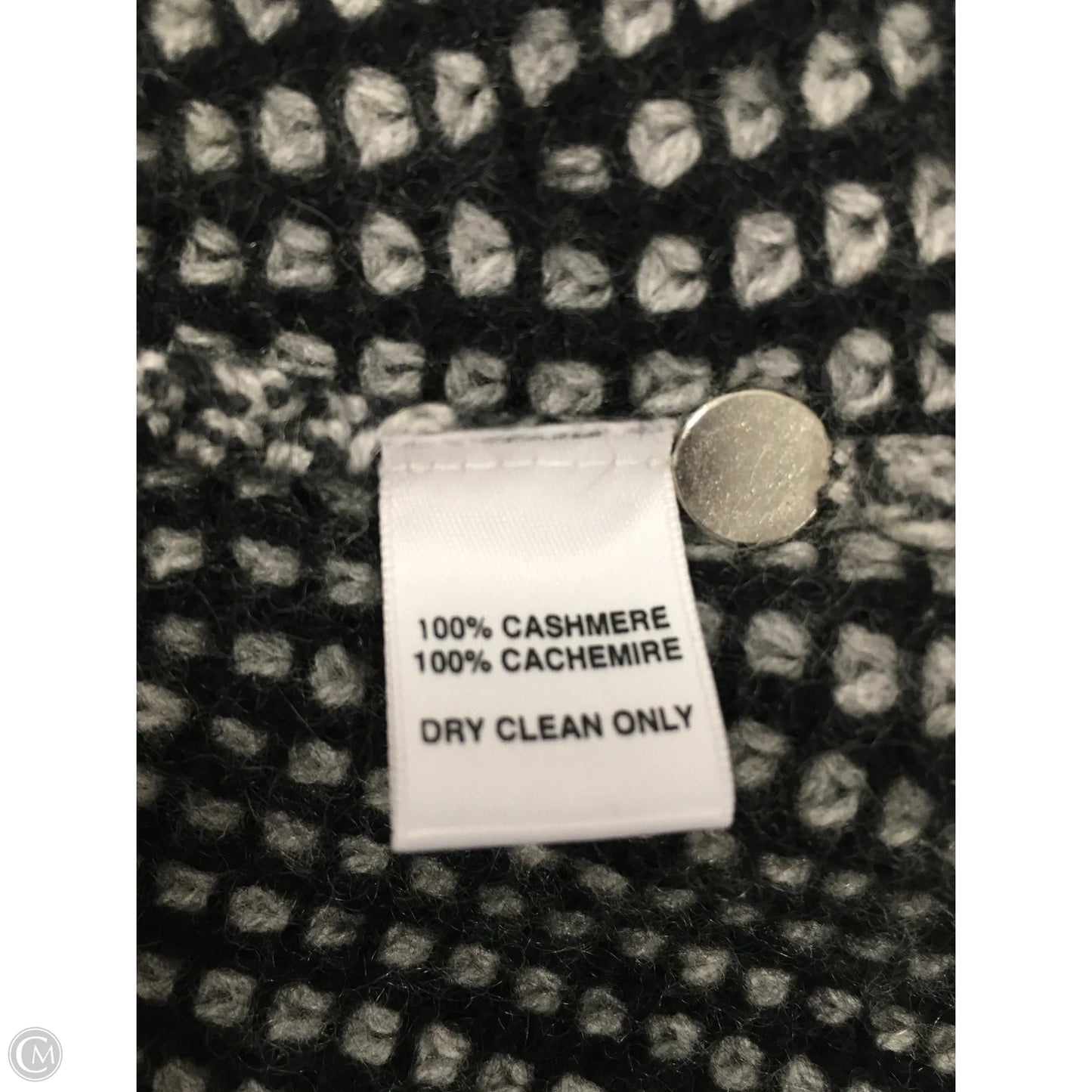 Sweater Cashmere By Saks Fifth Avenue In Grey, Size: S