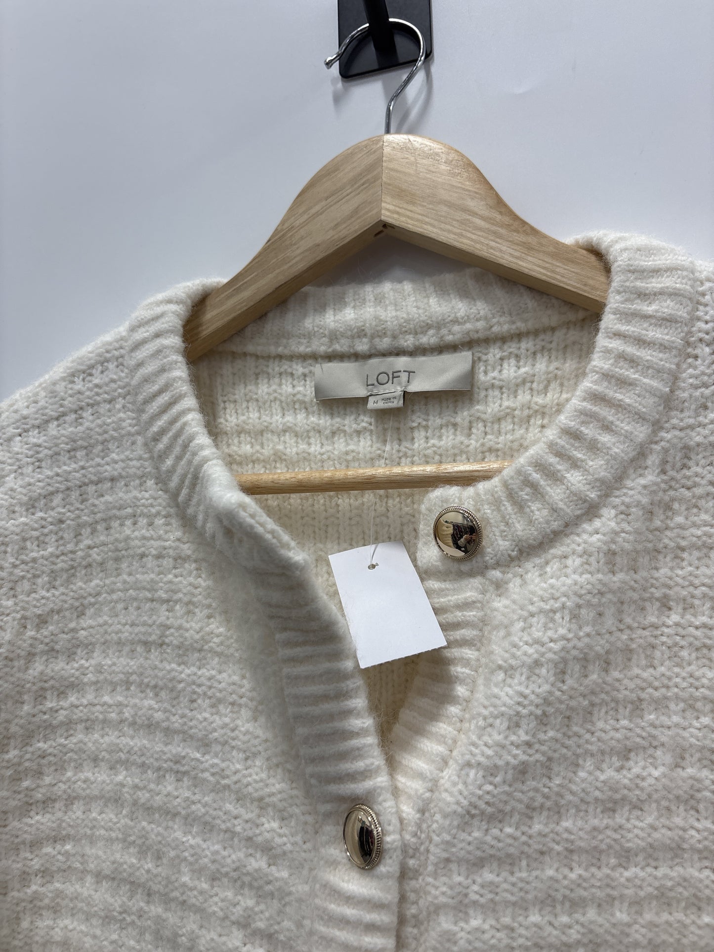 Sweater Cardigan By Loft Size: M
