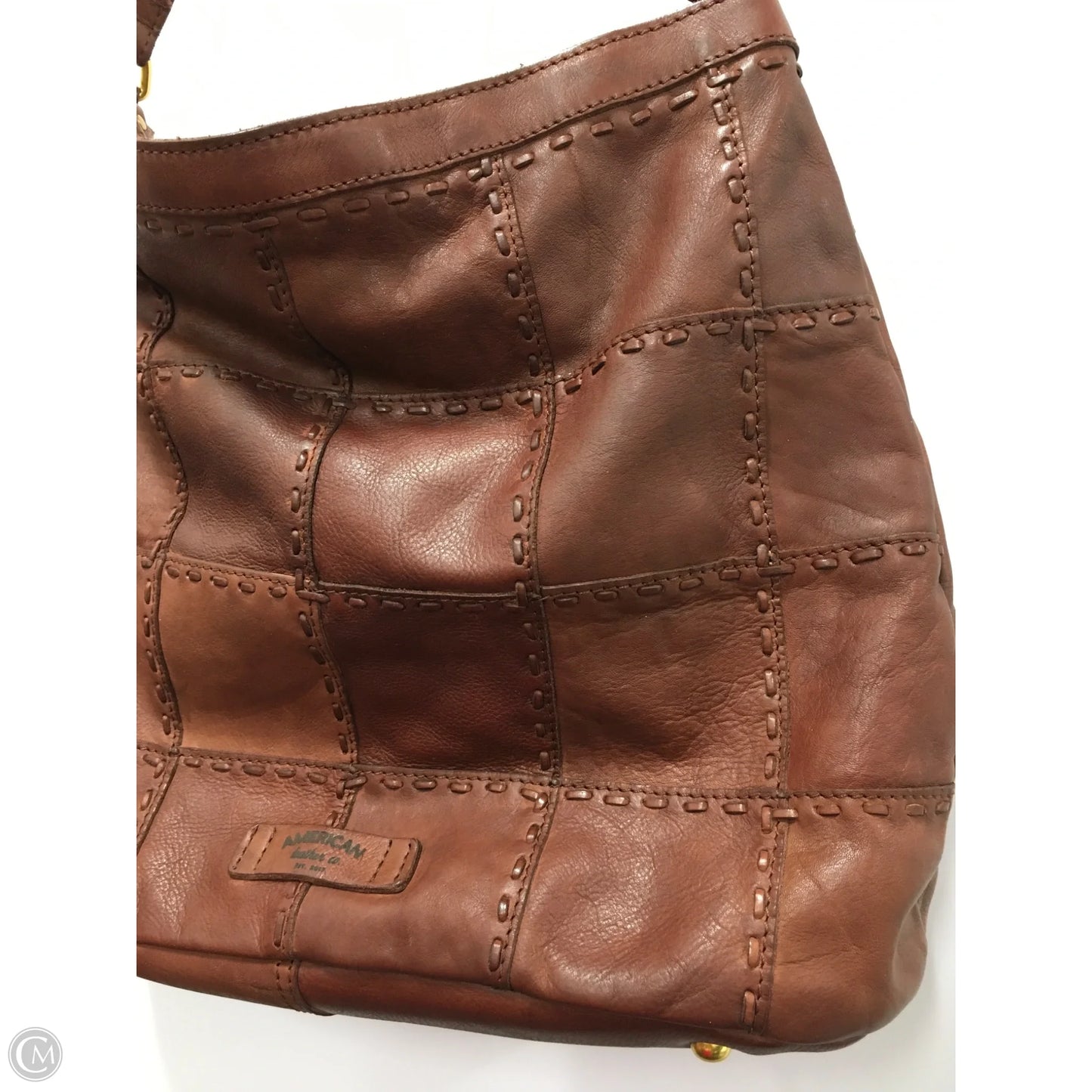 Handbag Leather By Clothes Mentor, Size: Medium
