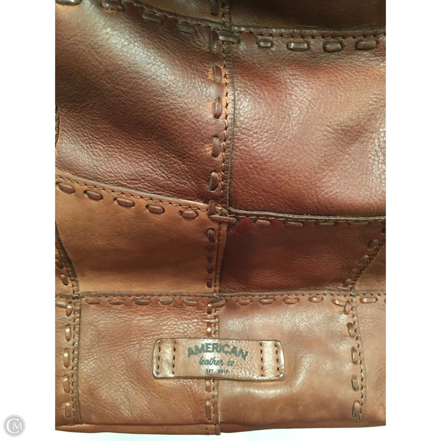 Handbag Leather By Clothes Mentor, Size: Medium
