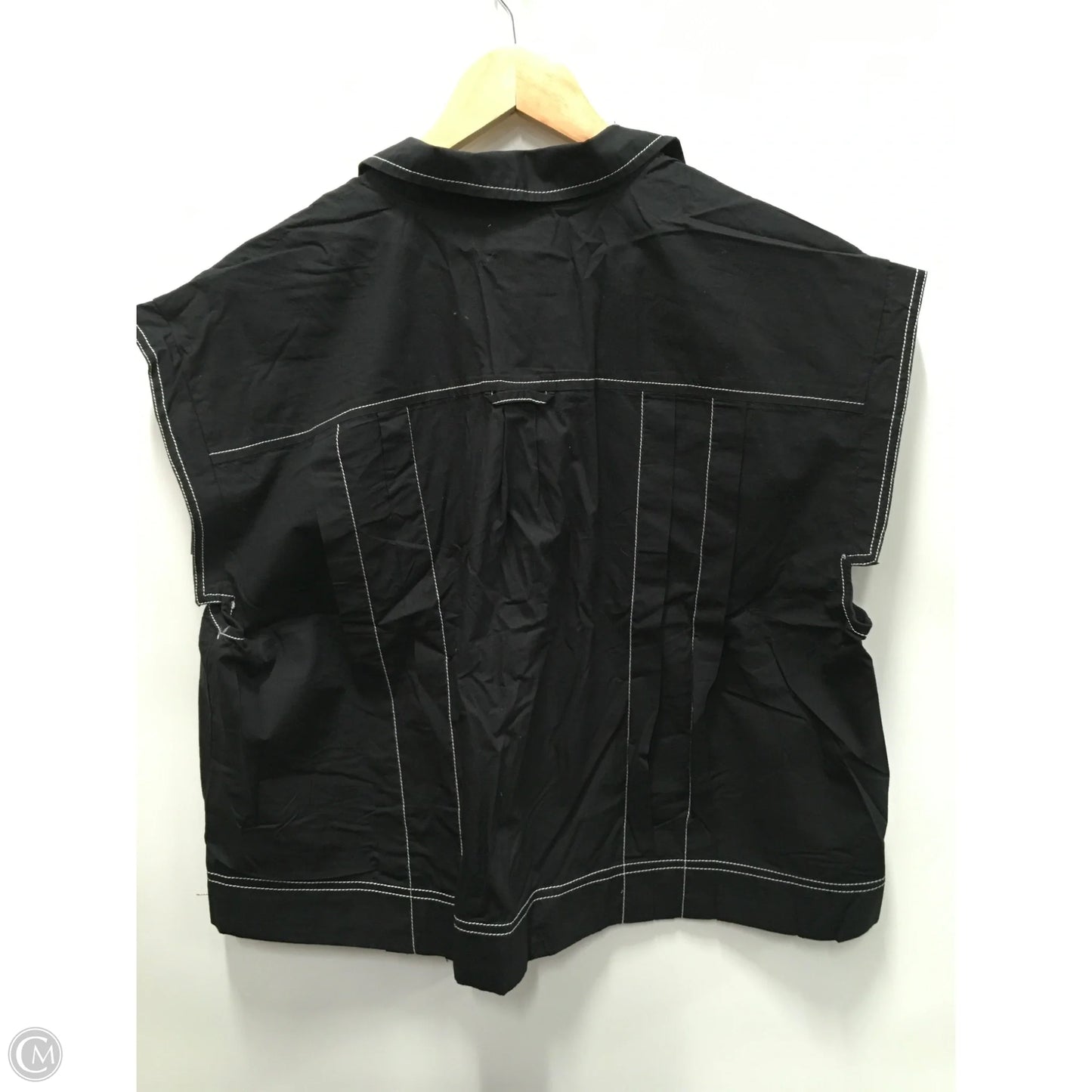 Top Short Sleeve By Maeve In Black, Size: Xl