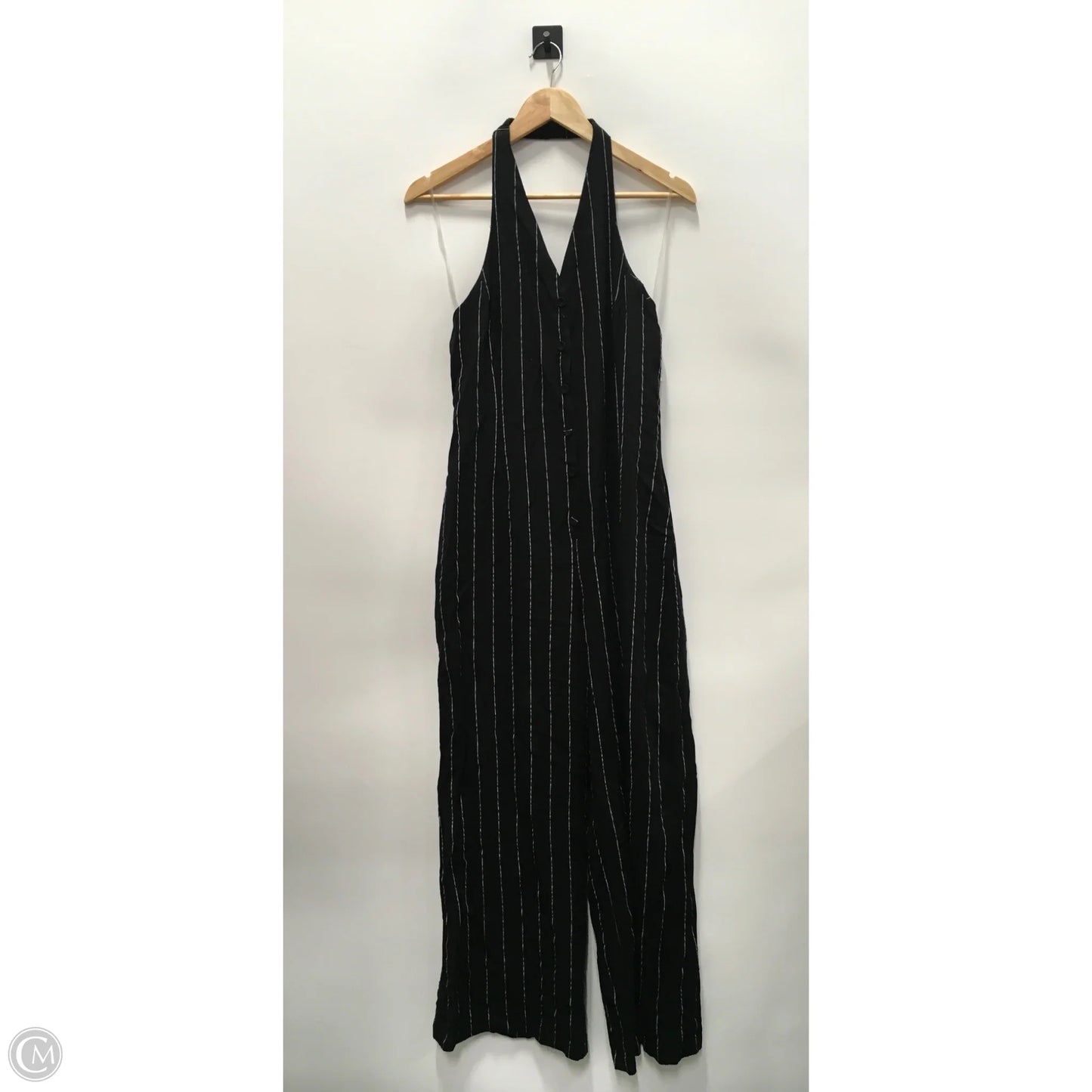 Jumpsuit By Anthropologie In Black & White, Size: L