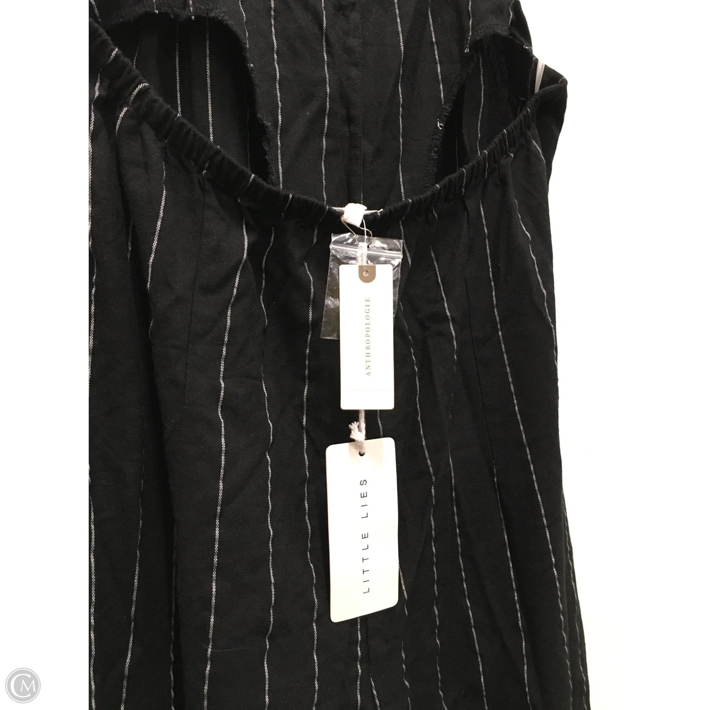 Jumpsuit By Anthropologie In Black & White, Size: L